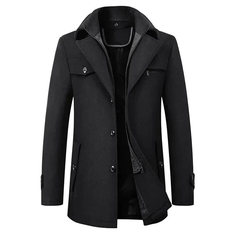 REMY-DOÎR PREMIUM VIRGIN WOOL OVERCOAT