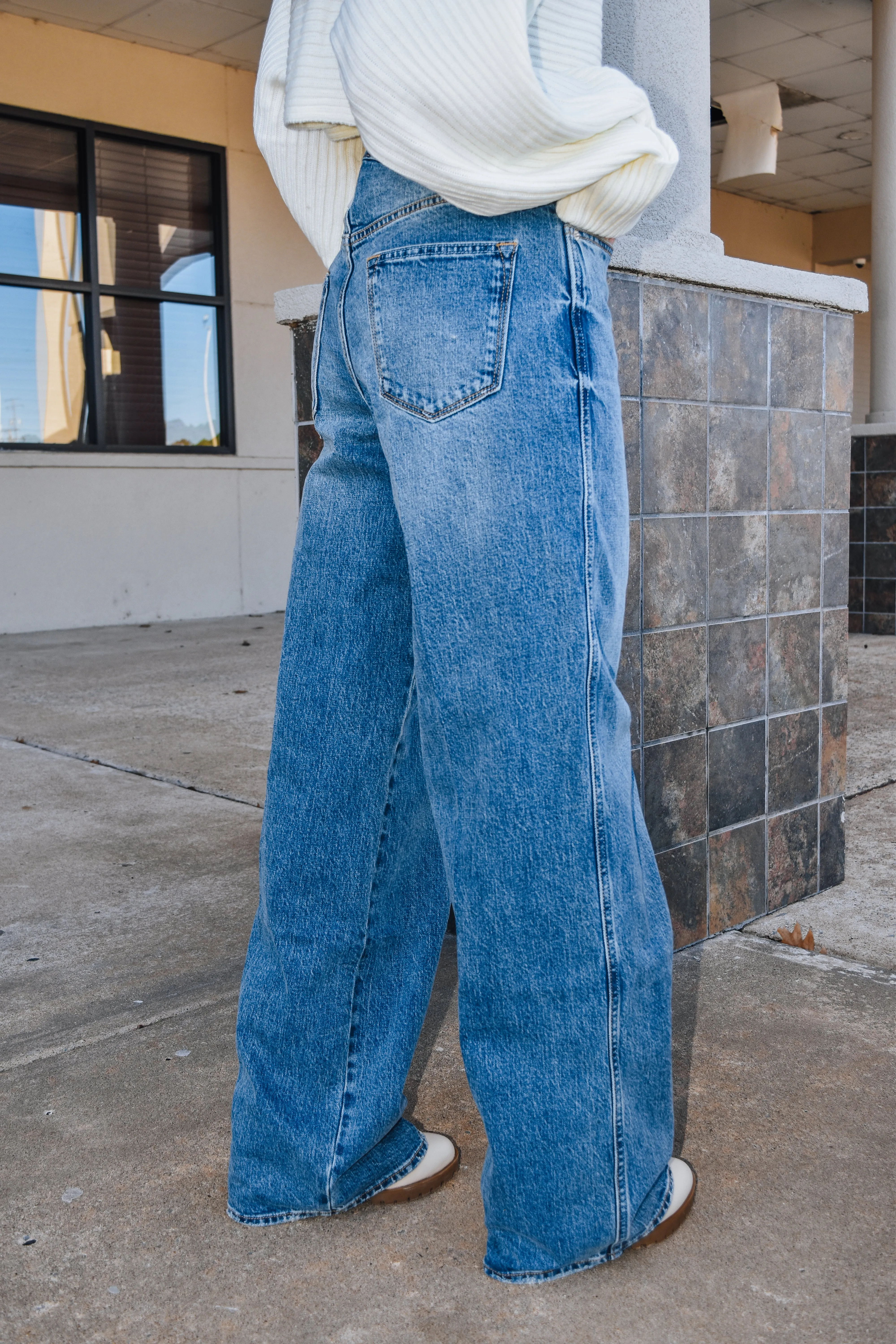 Riverton Medium Wash Straight Leg Jeans