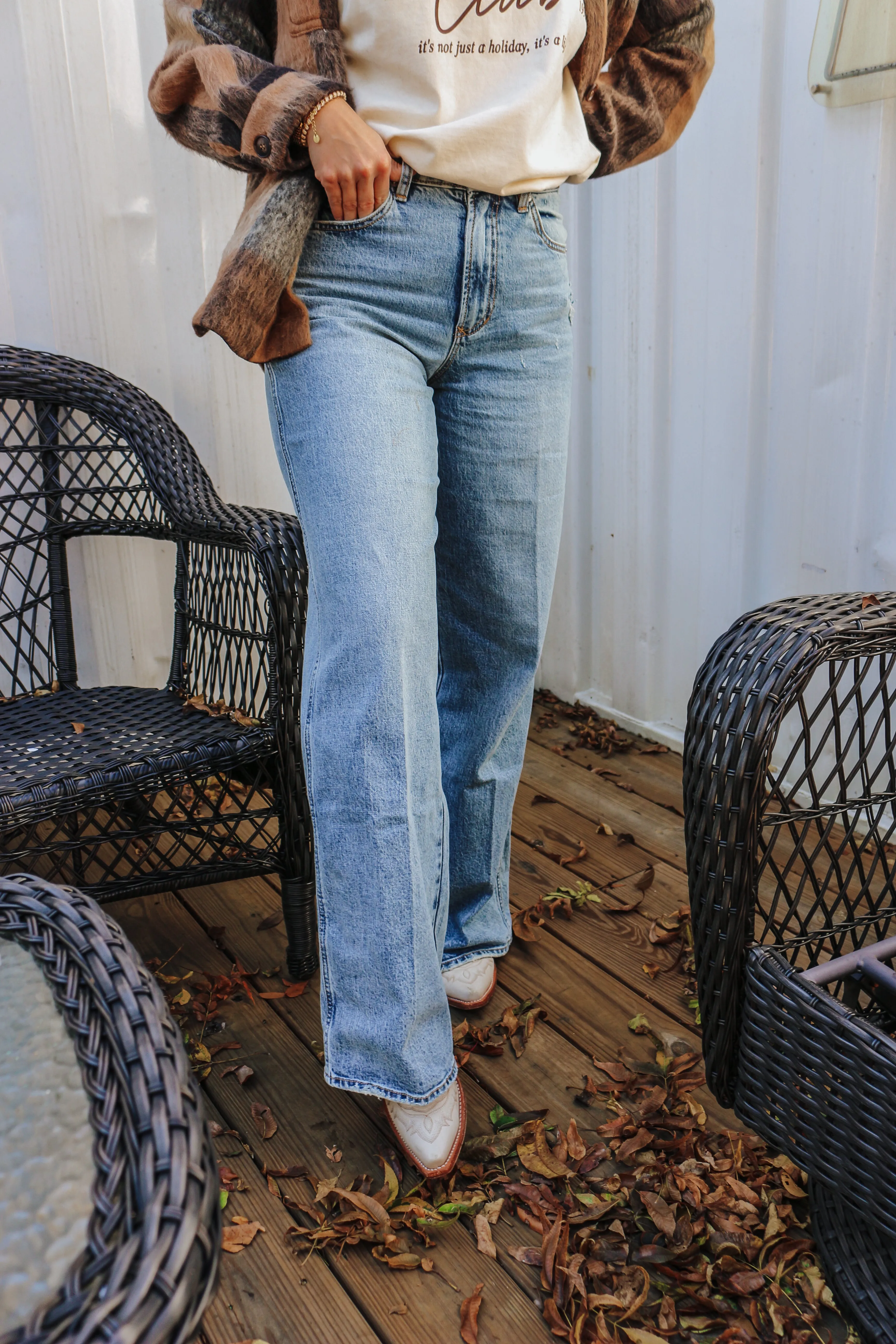 Riverton Medium Wash Straight Leg Jeans