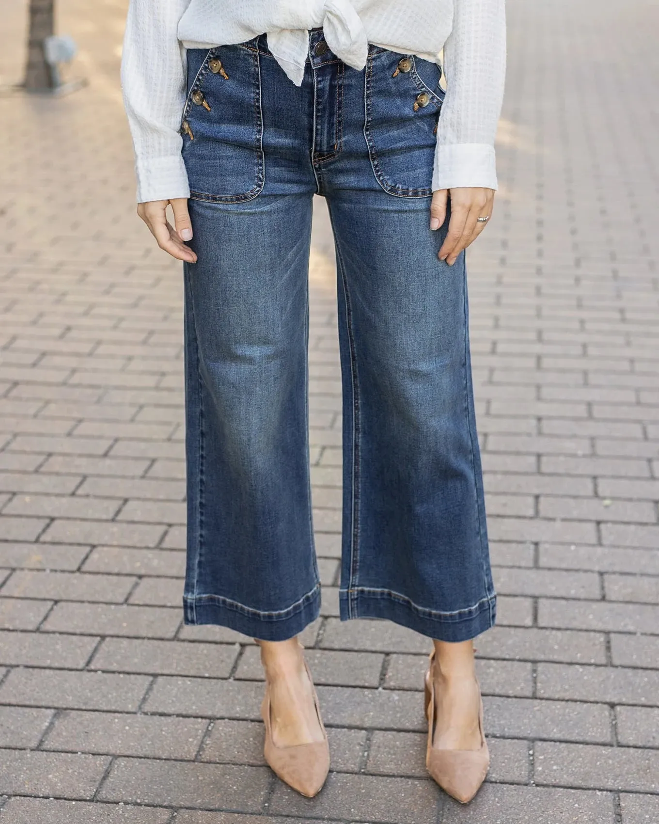 Sailor Denim Jeans in Mid-Wash