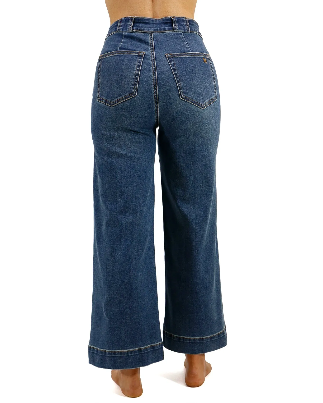 Sailor Denim Jeans in Mid-Wash