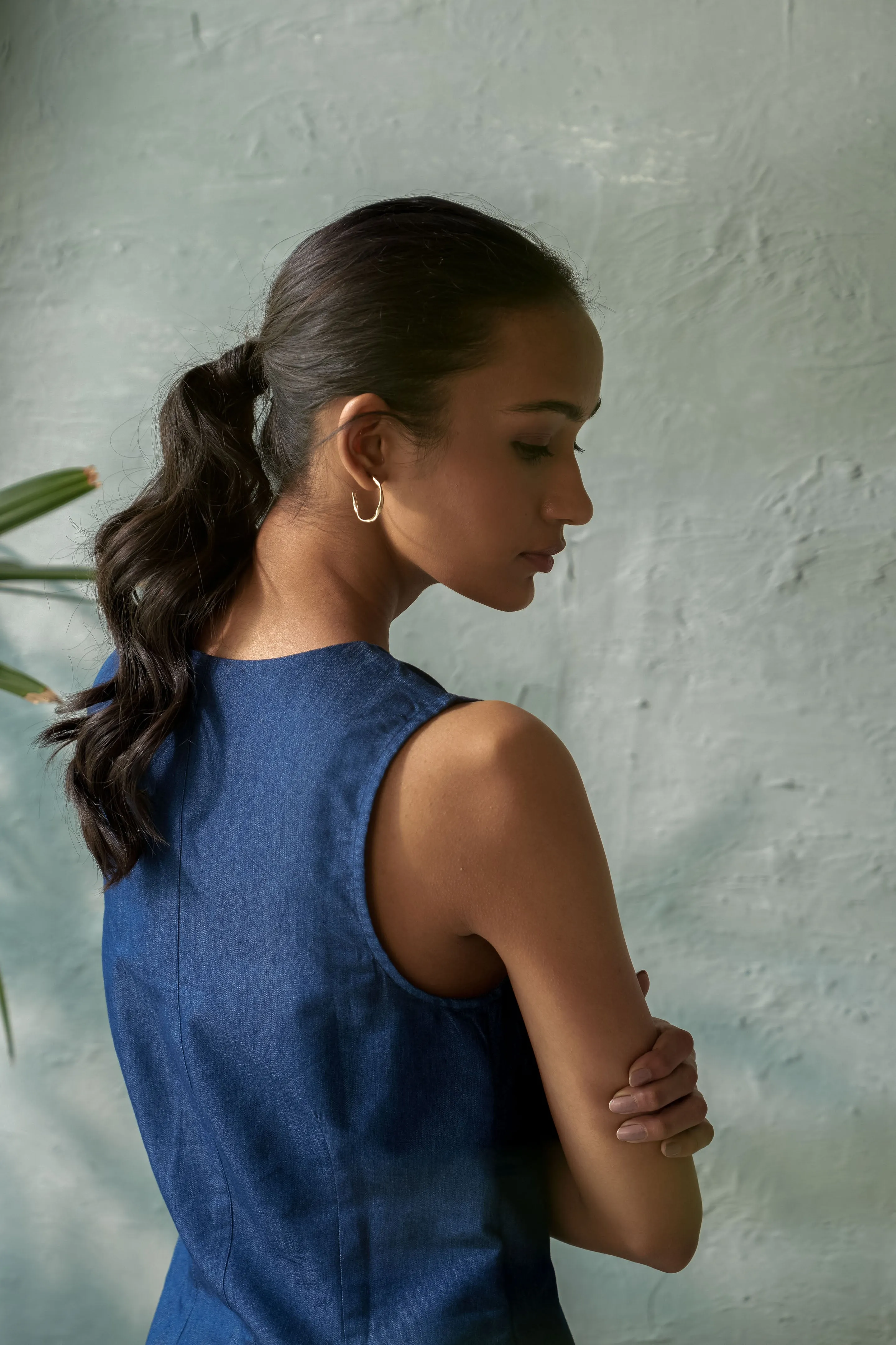 Sapphire Night Denim Dress