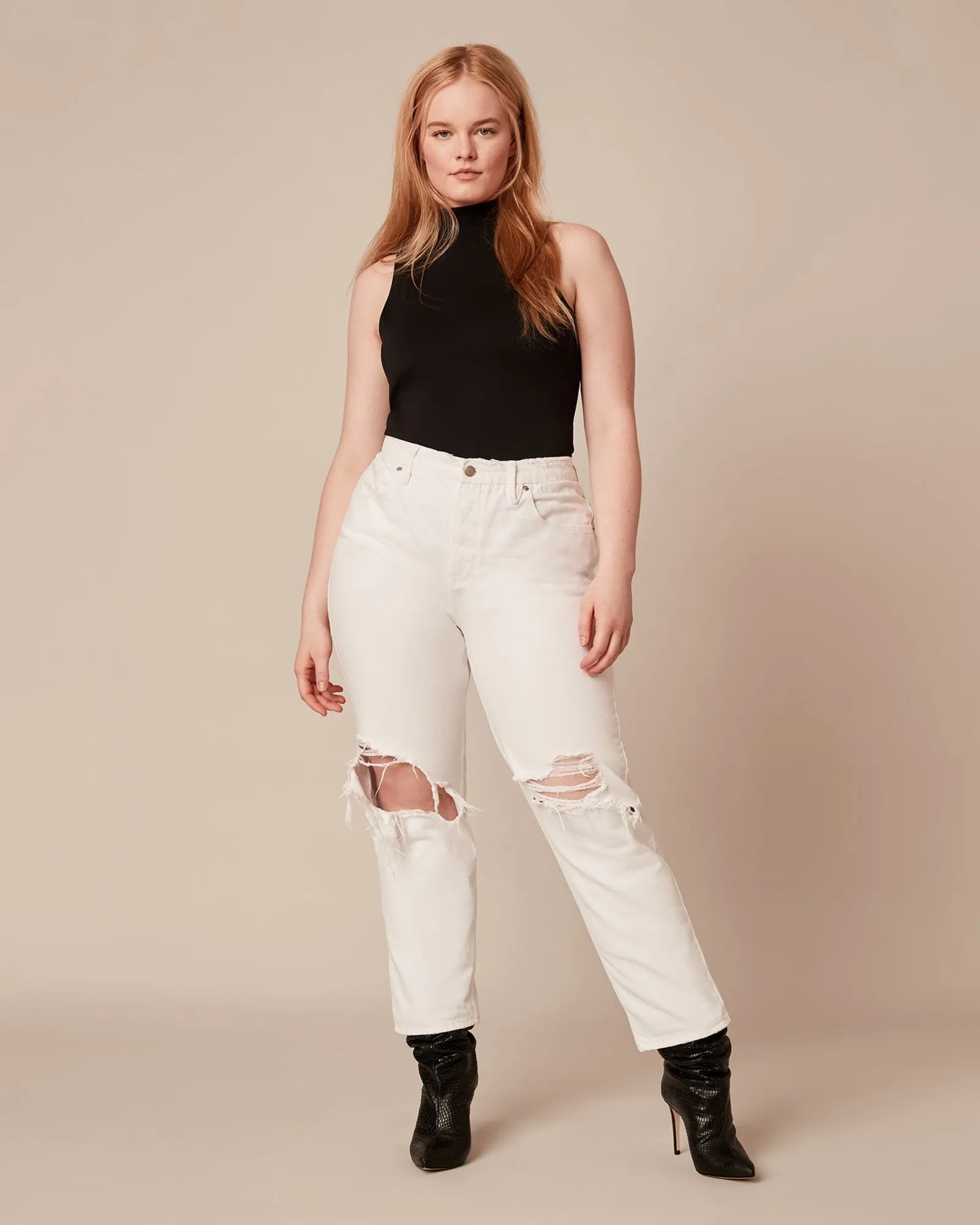Scuba Mock Neck Bodysuit | BLACK