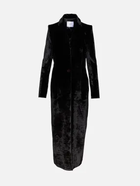 Sculpted Velvet Coat