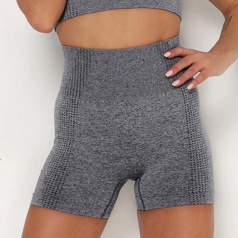 Seamless Fitness Shorts - Dark Grey