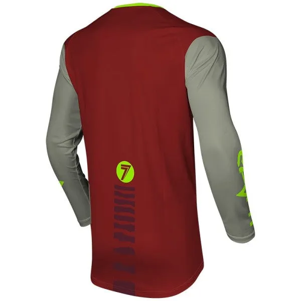 Seven MX 23.1 Vox Surge Motocross Jersey (Merlot, Size:L)