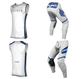 Seven MX 24.1 Zero Institution Motocross Kit (UK Sizes - Over-Jersey: Small / Pants: 30)