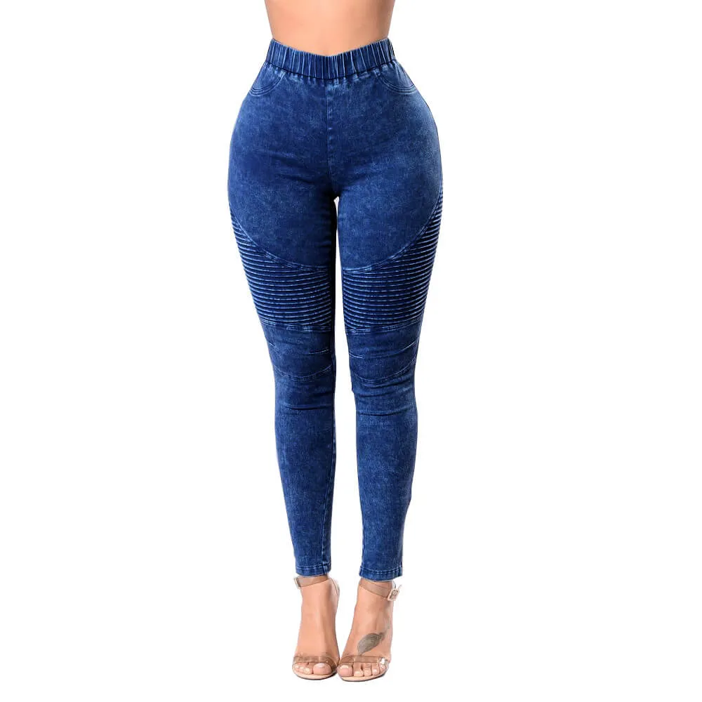 Sexy High Waist Stretch Bright Color Skinny Pants