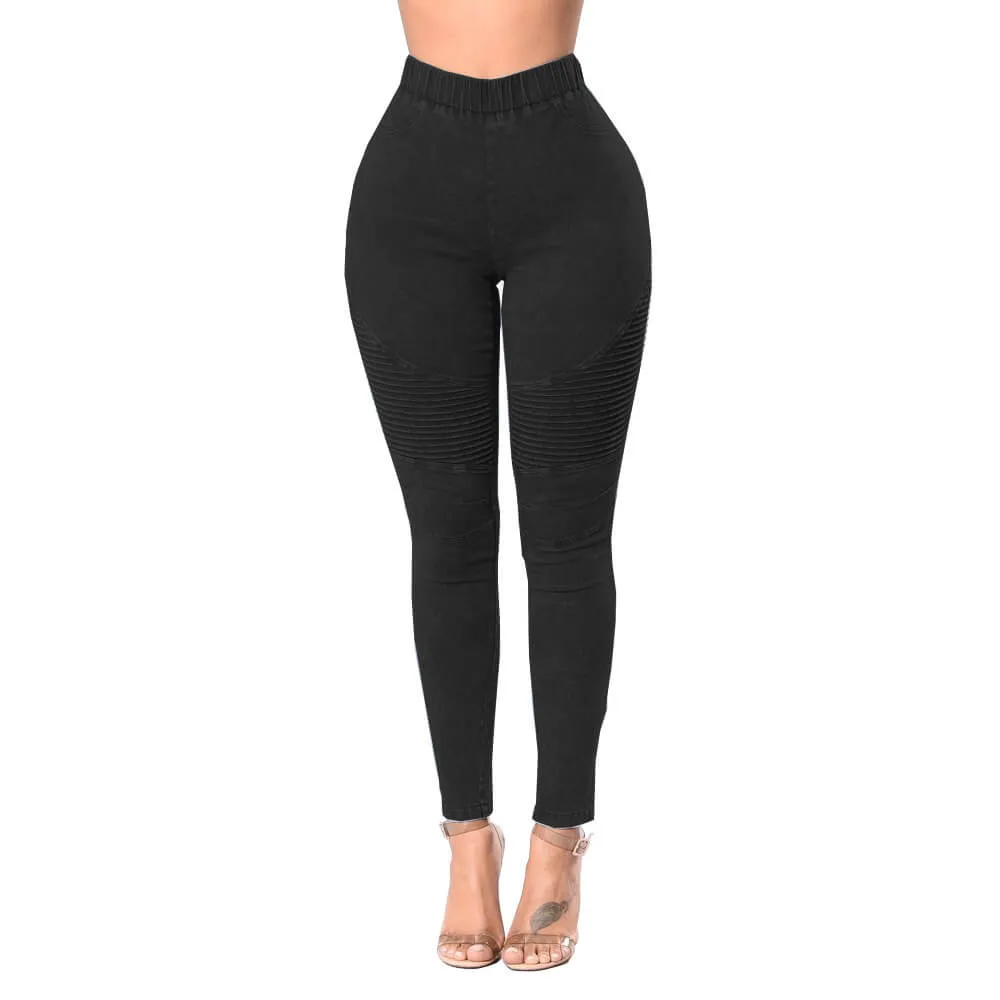 Sexy High Waist Stretch Bright Color Skinny Pants
