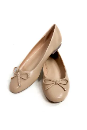 She's a Classic Ballet Flat in Nude