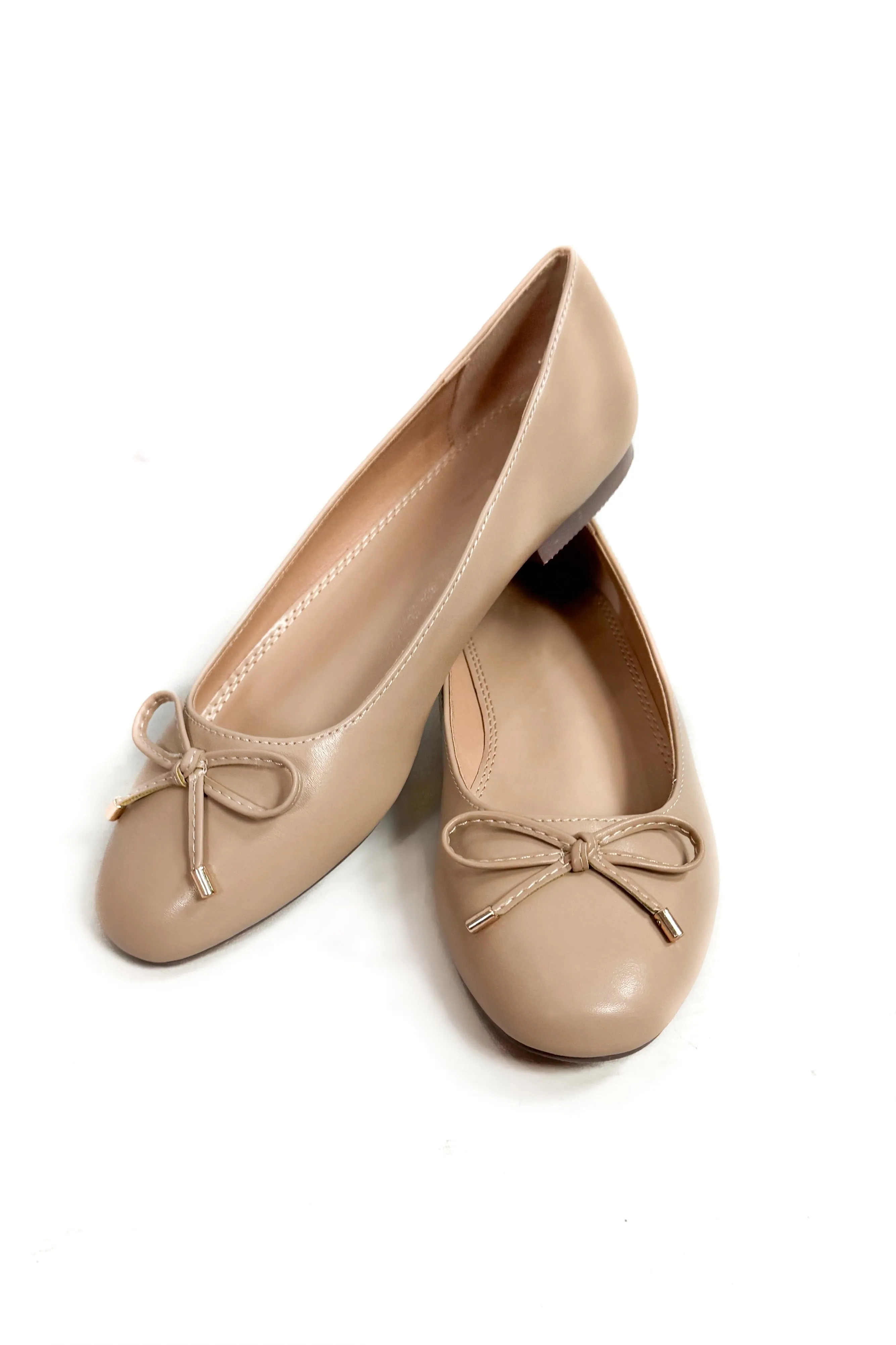 She's a Classic Ballet Flat in Nude