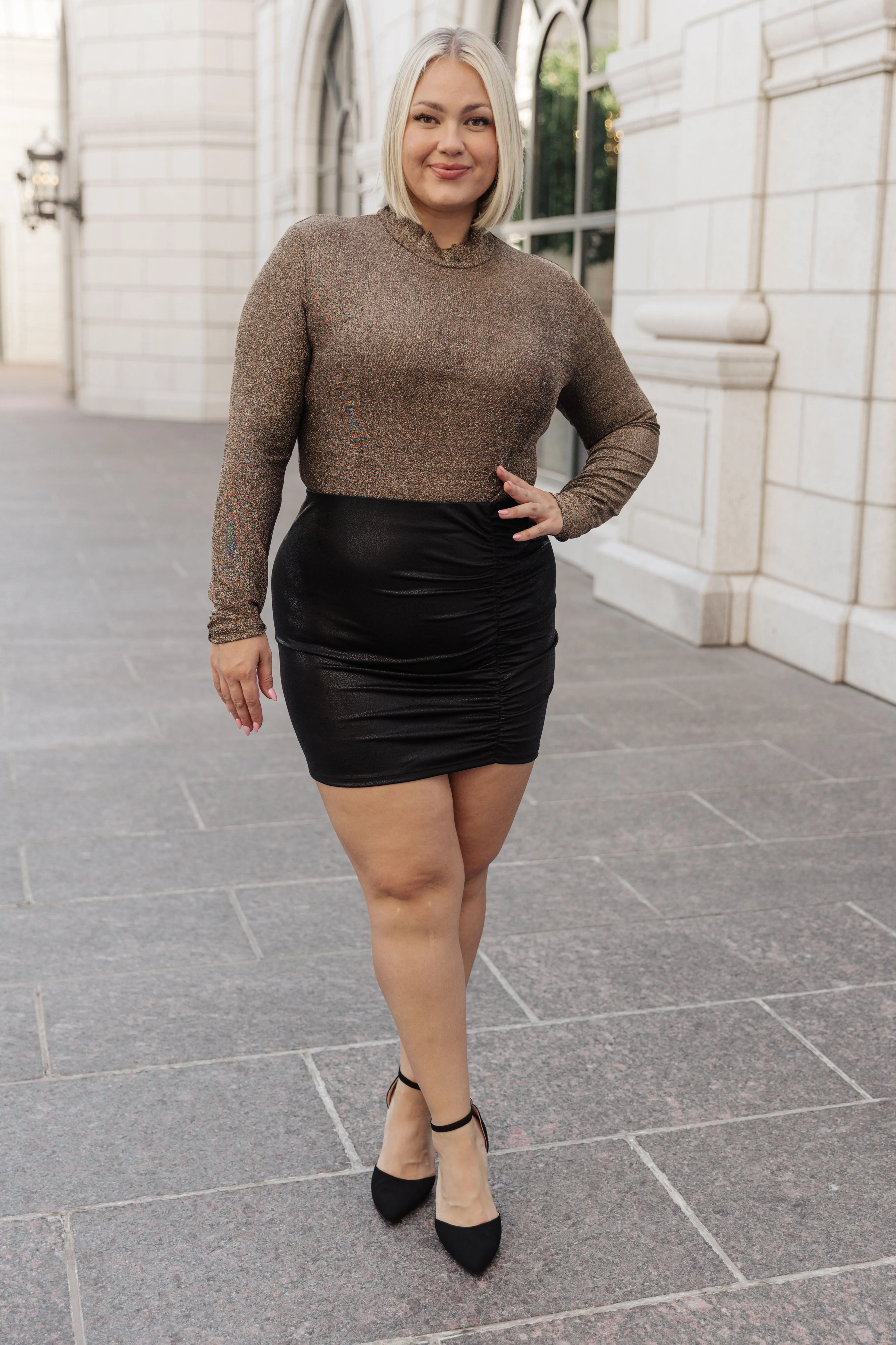 Shimmer And Shine Mock Neck Bodysuit’s