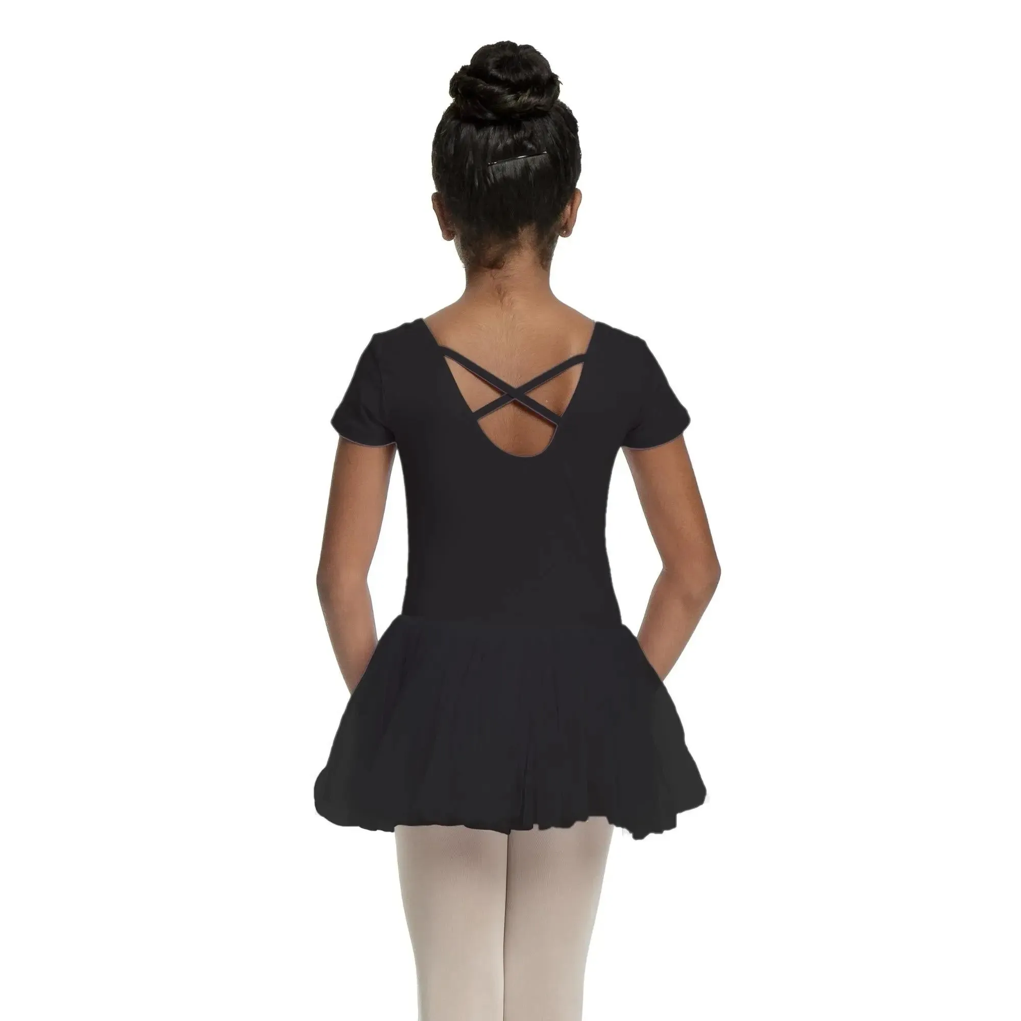 Short Sleeve Leotard Tutu Dress