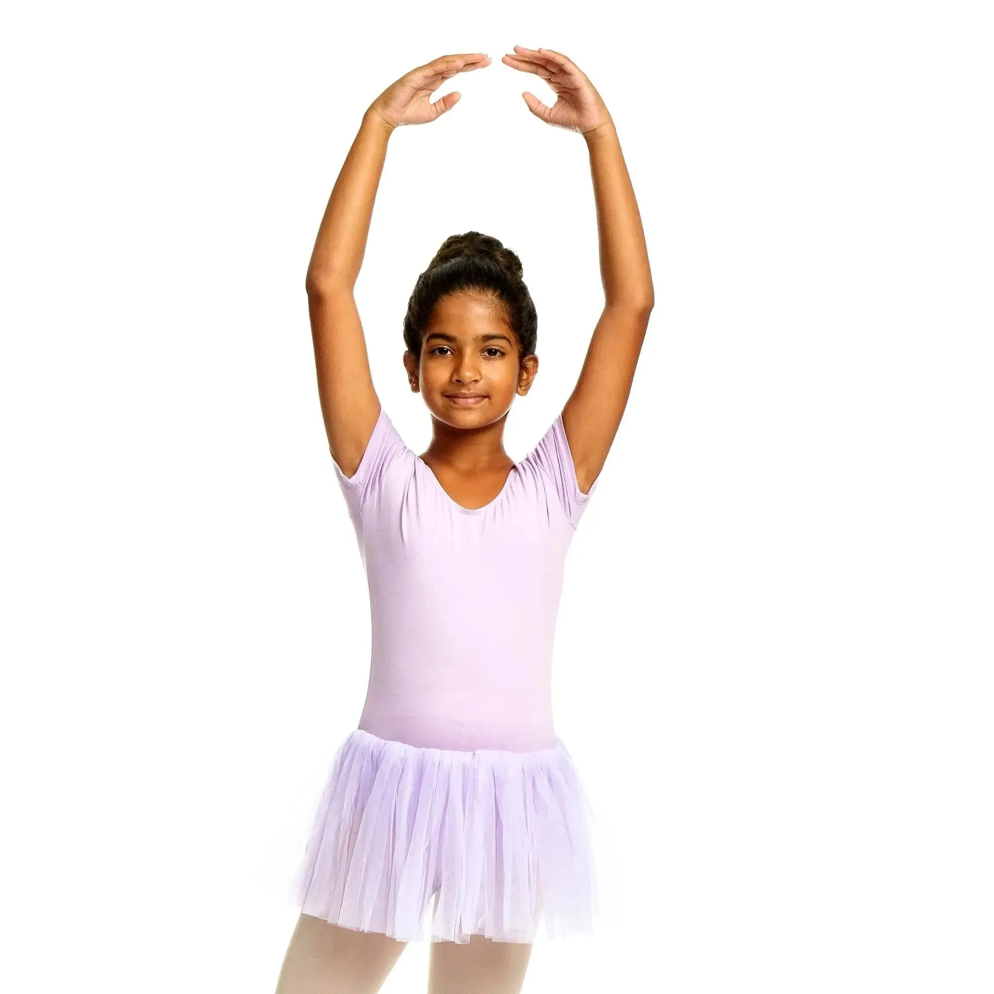Short Sleeve Leotard Tutu Dress
