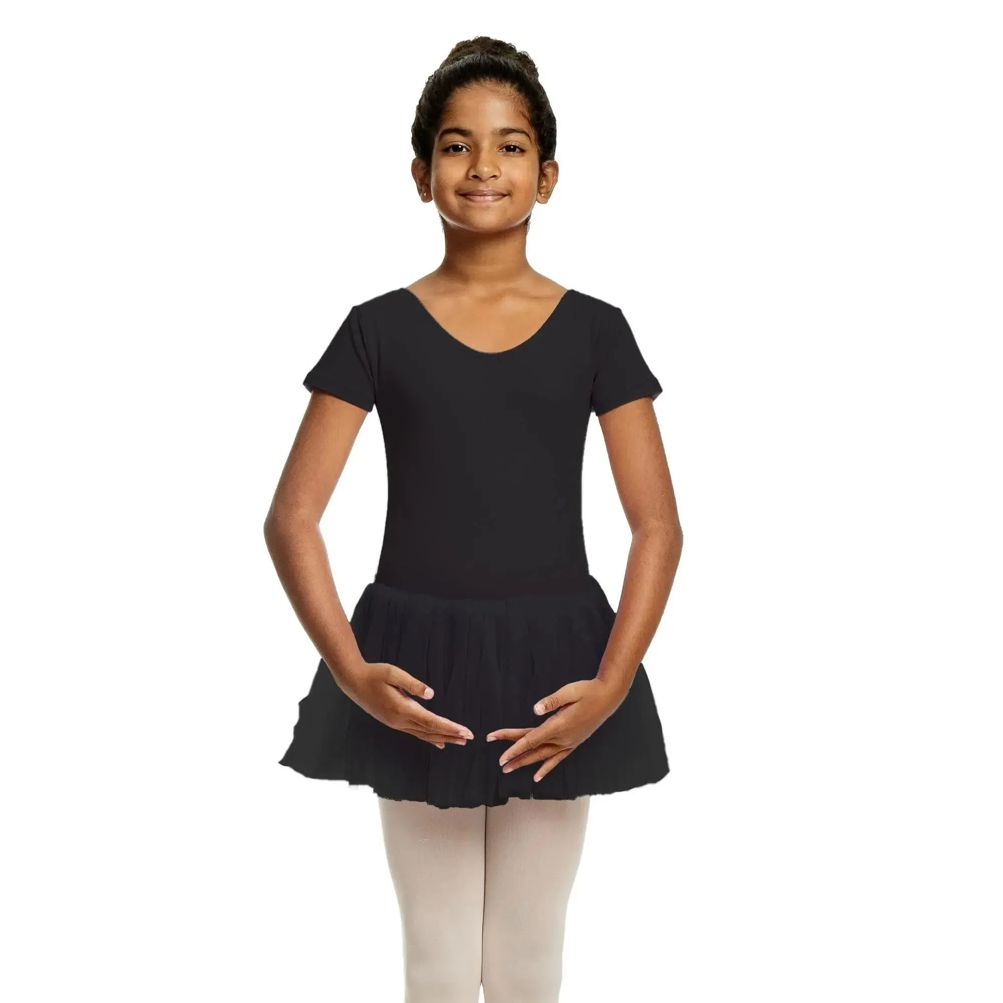 Short Sleeve Leotard Tutu Dress