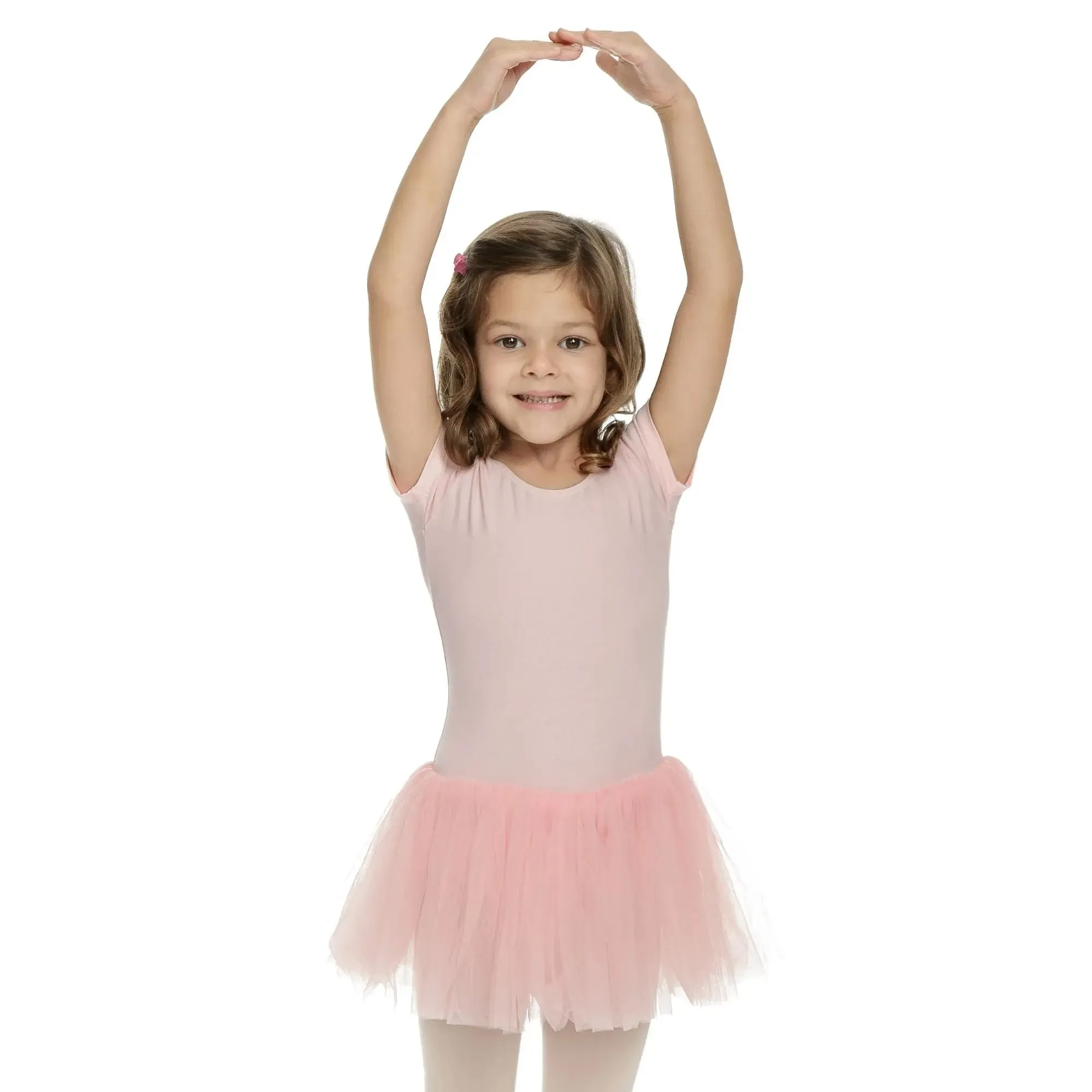 Short Sleeve Leotard Tutu Dress