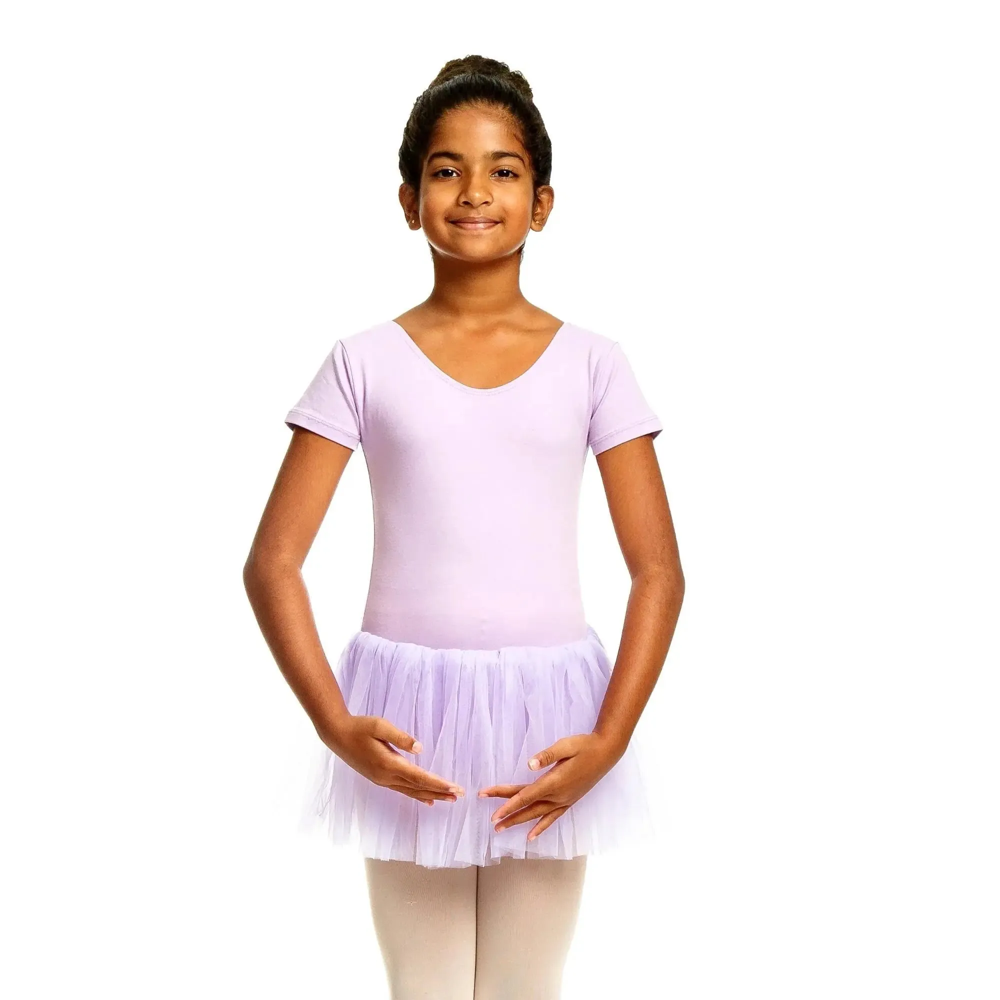 Short Sleeve Leotard Tutu Dress