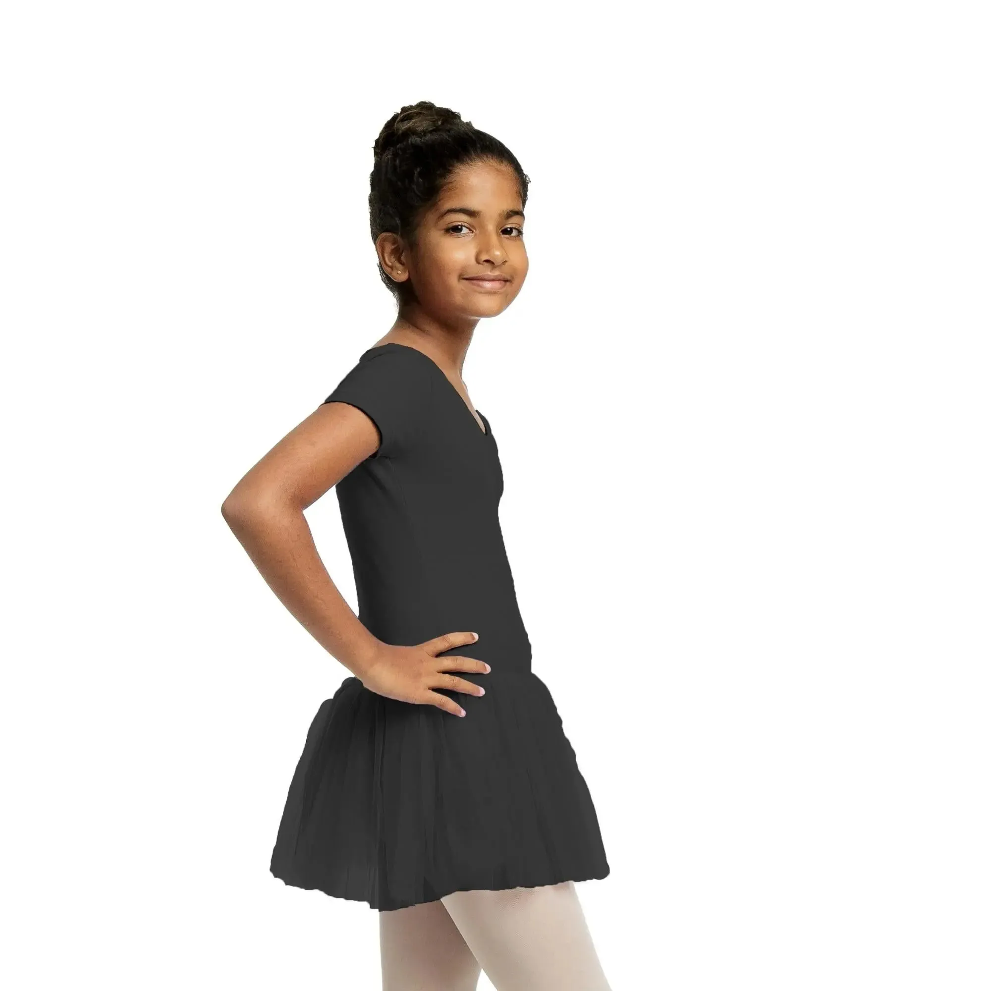 Short Sleeve Leotard Tutu Dress