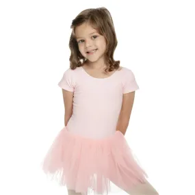 Short Sleeve Leotard Tutu Dress