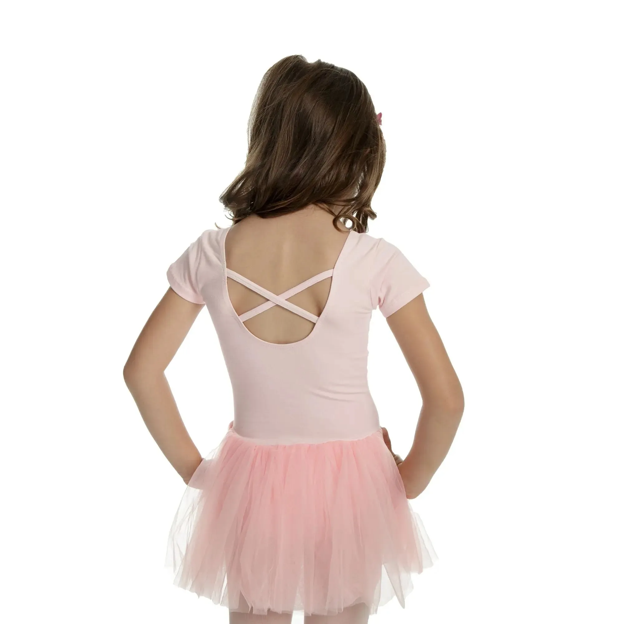 Short Sleeve Leotard Tutu Dress