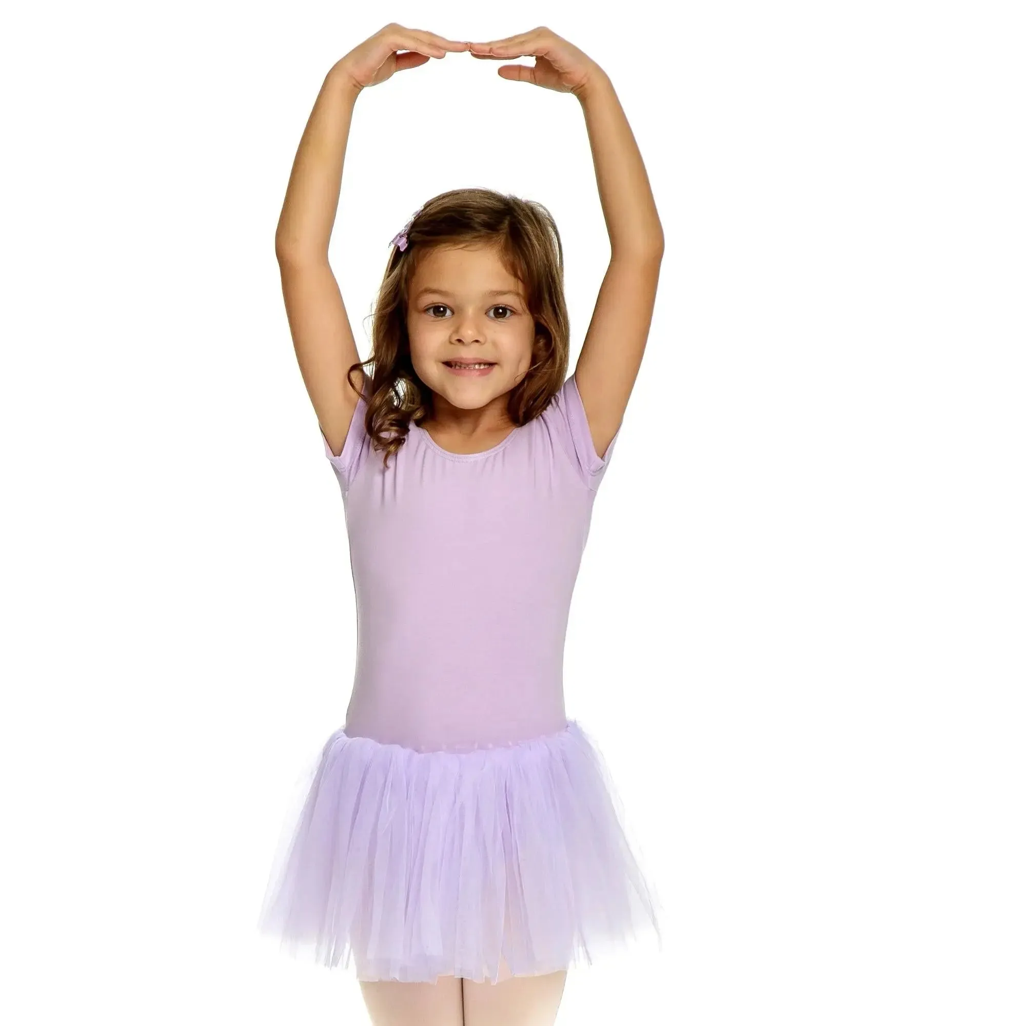 Short Sleeve Leotard Tutu Dress