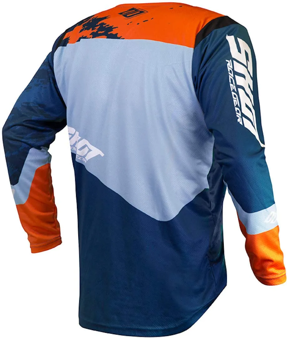 Shot Contact Trust Motocross MX Jersey - Blue/Orange