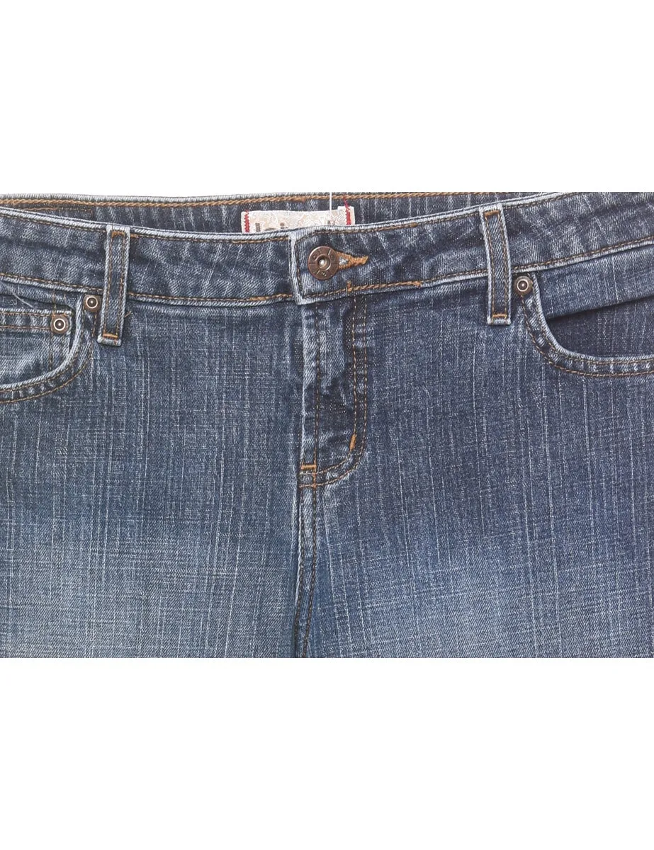 Stone Wash Bootcut Jeans - W32 L31
