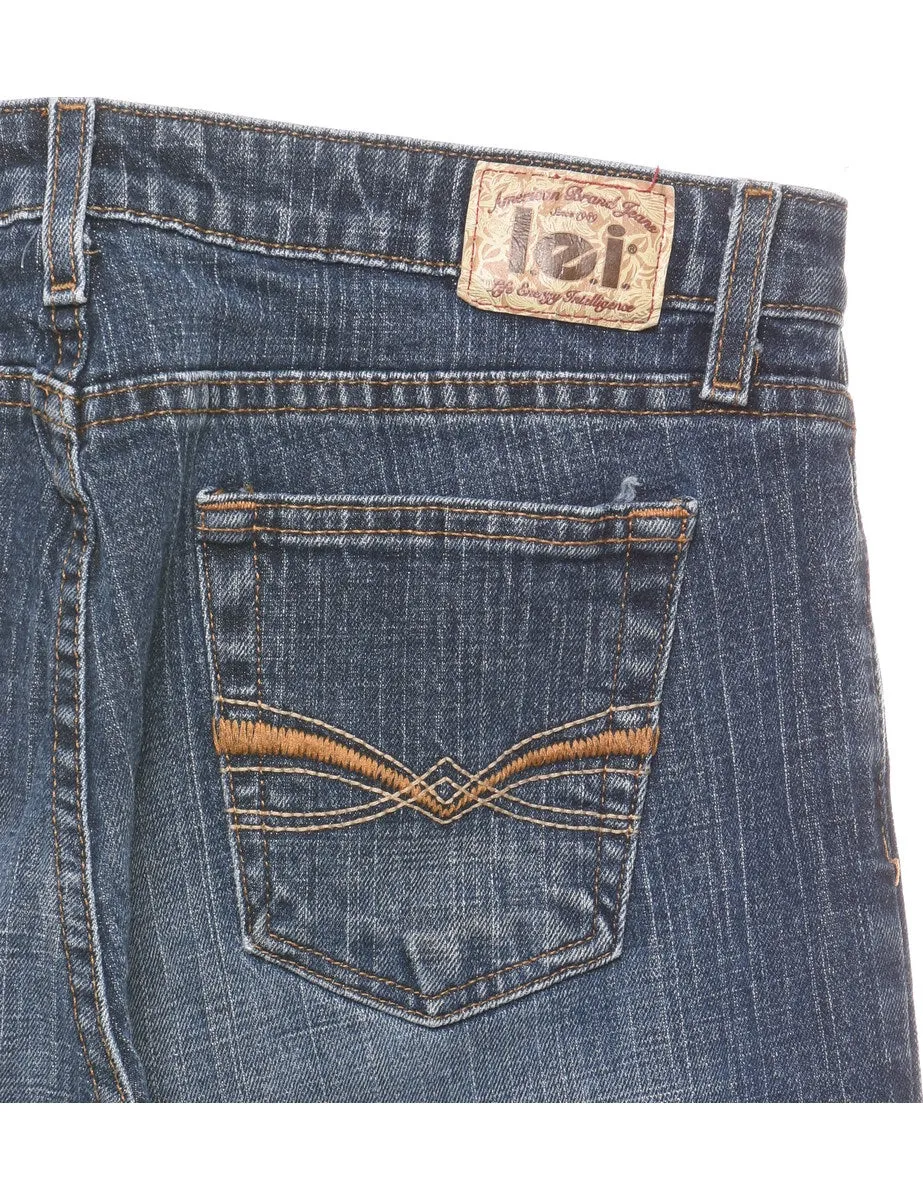 Stone Wash Bootcut Jeans - W32 L31