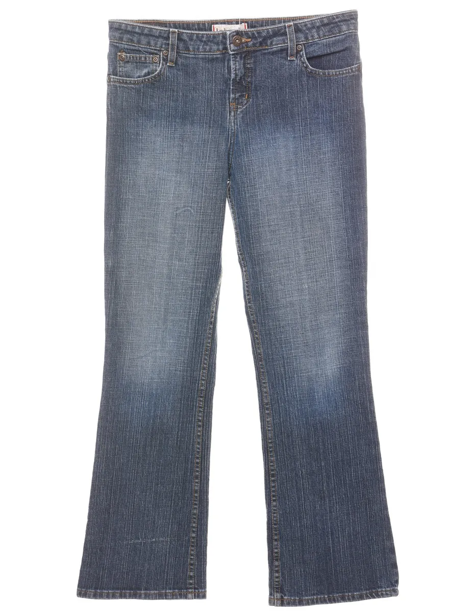 Stone Wash Bootcut Jeans - W32 L31