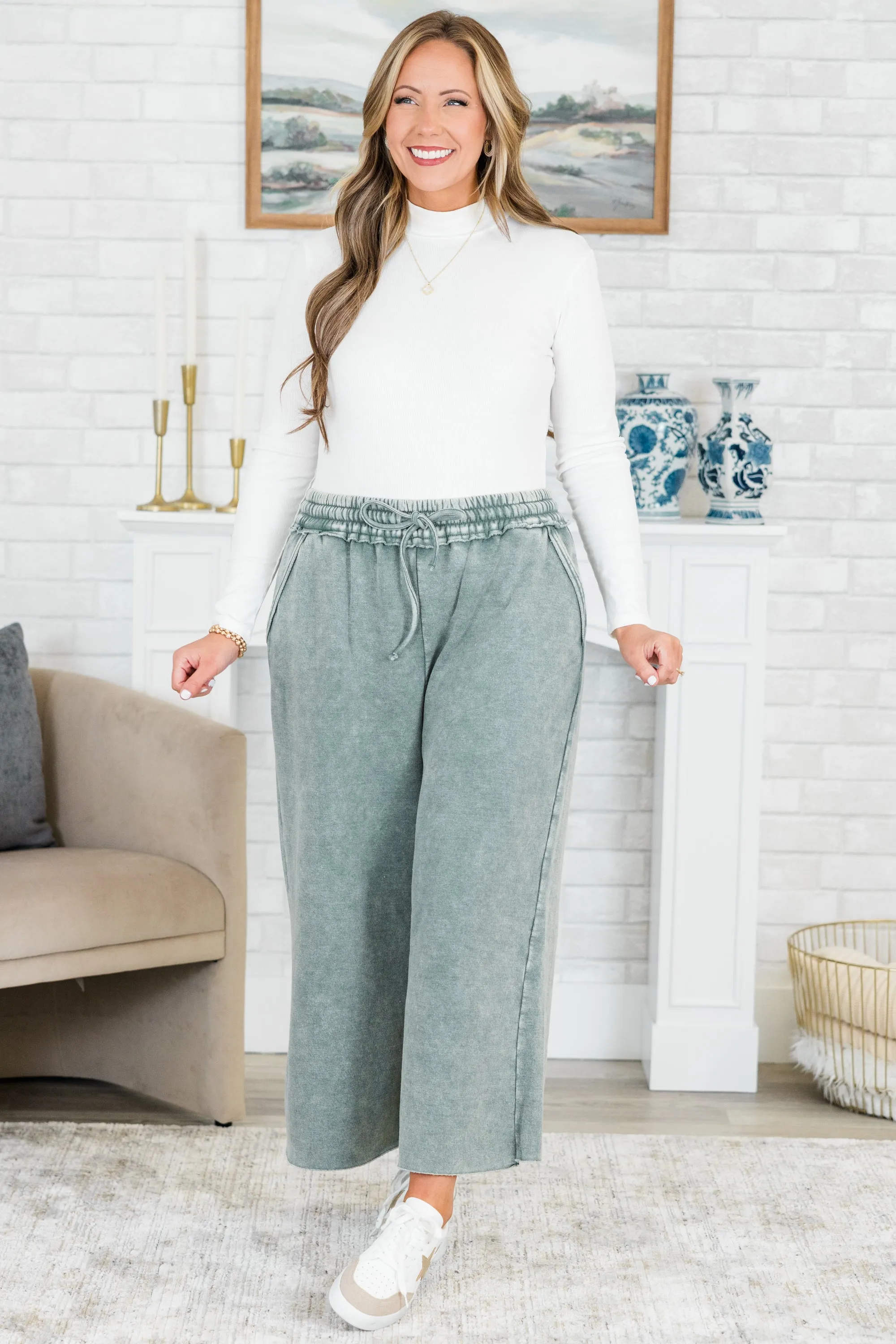 Sunday Scaries Sweatpants, Ash Jade