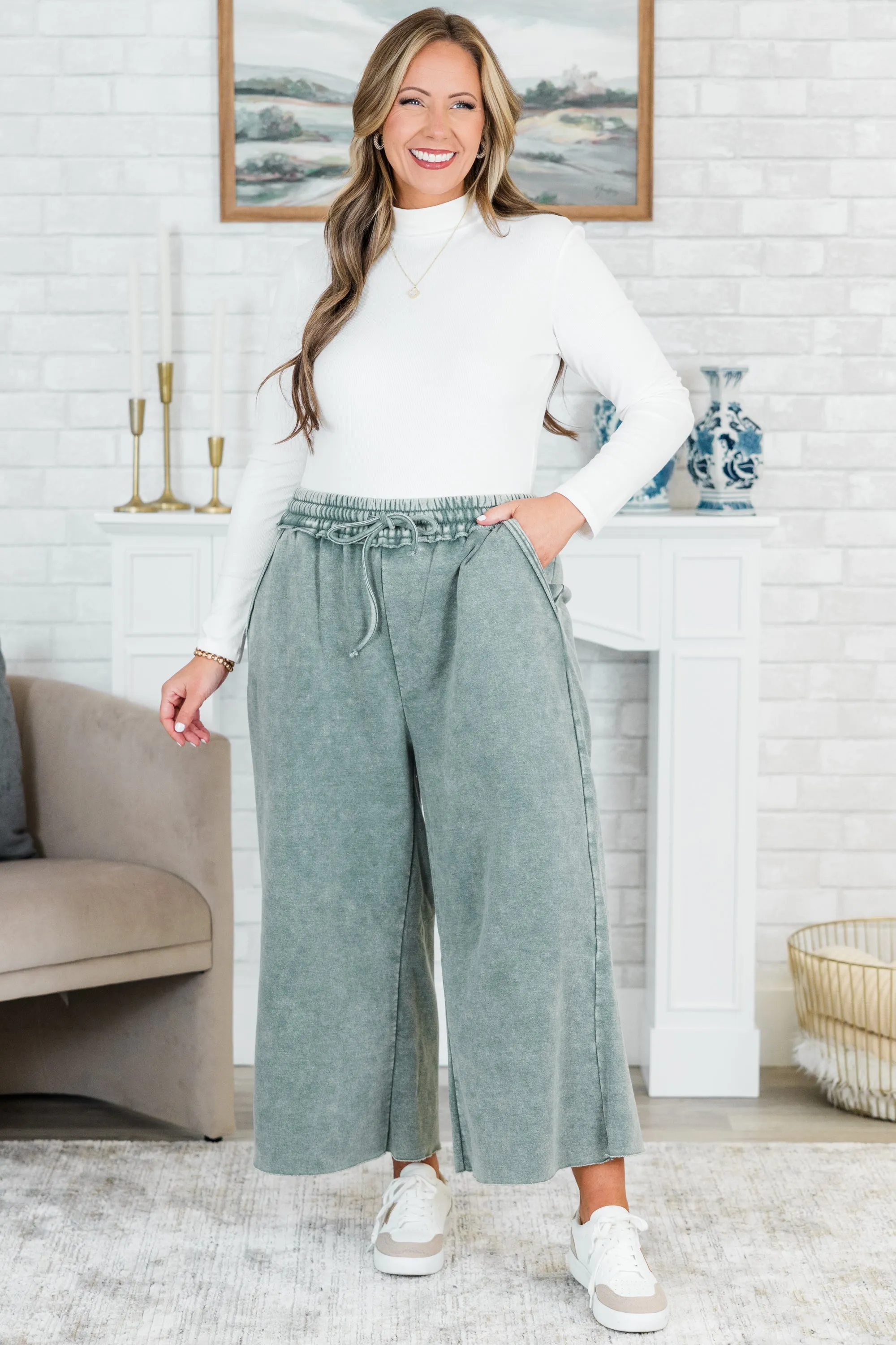 Sunday Scaries Sweatpants, Ash Jade