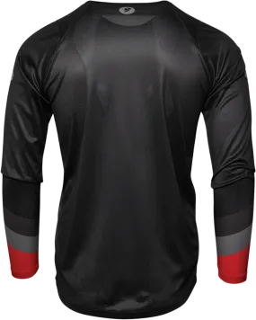 THOR Assist Jersey - Long-Sleeve - Black/Gray - Large 5120-0053