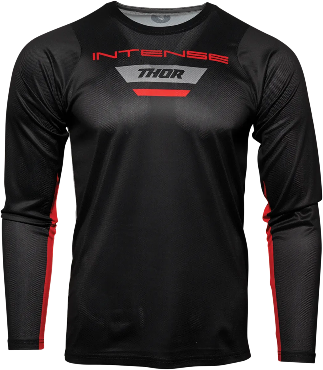 THOR Intense Jersey - Long-Sleeve - Black/Gray - XL 5120-0066
