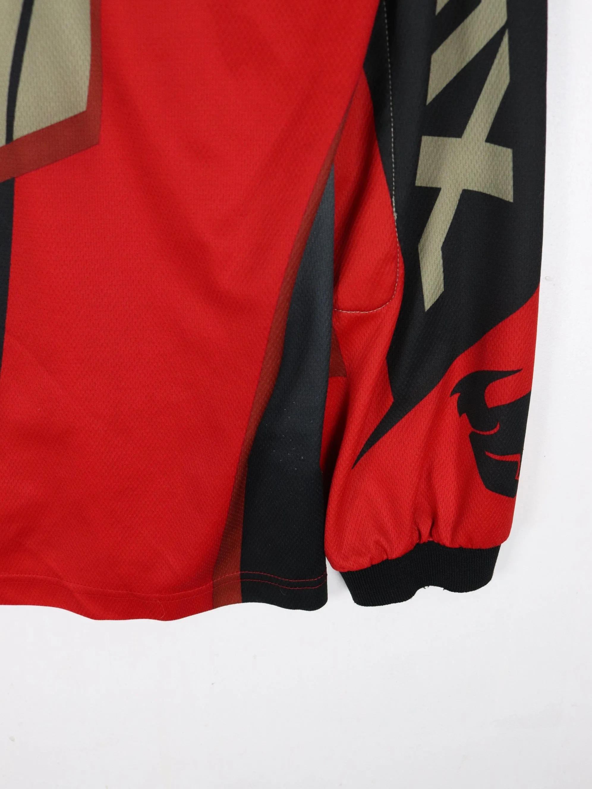 Thor Motocross Jersey Mens Medium Red Athletic Racing