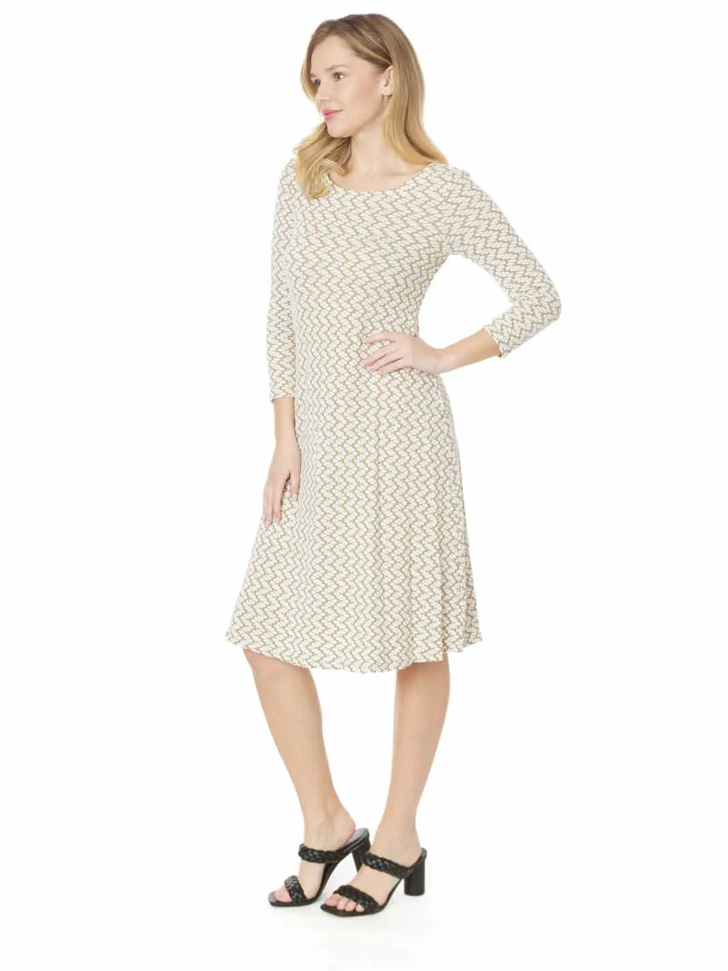 Tianello "Semina" Knit Jacquard "Ballet" Dress XS,S