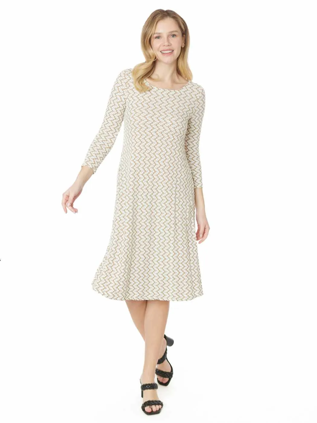 Tianello "Semina" Knit Jacquard "Ballet" Dress XS,S