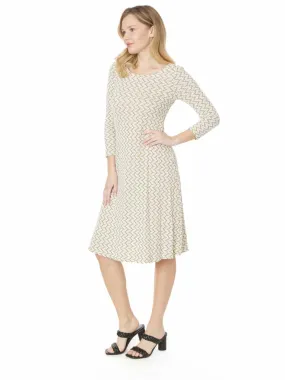 Tianello "Semina" Knit Jacquard "Ballet" Dress XS,S