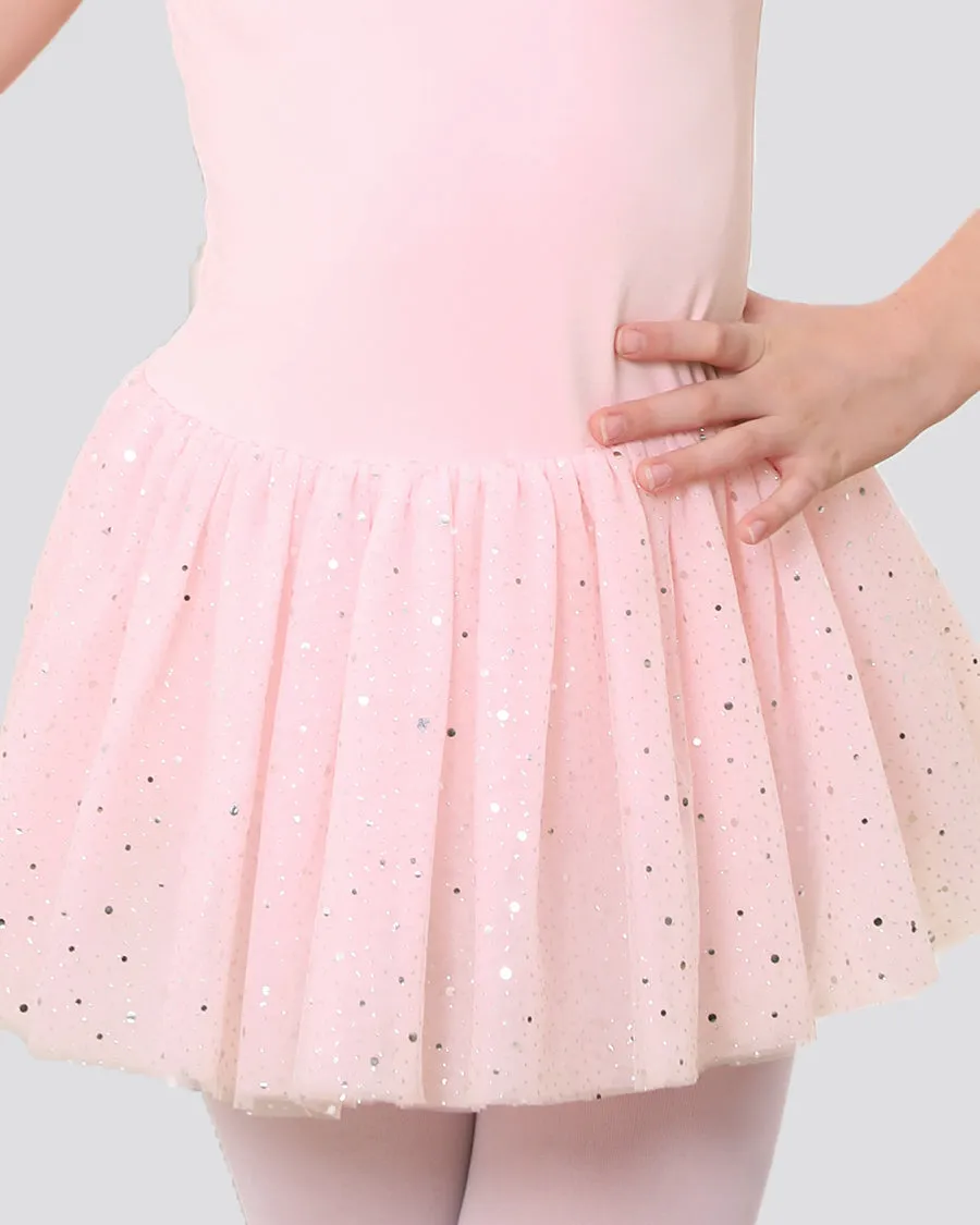 Toddler/Girl's Puff Sleeve Tutu Dress Leotard