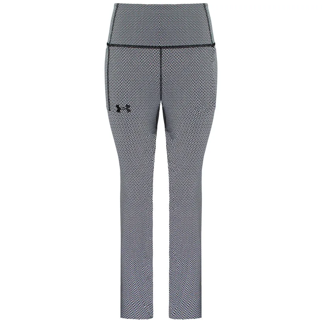 Under Armour HeatGear Womens Grey Geo Ankle Leggings
