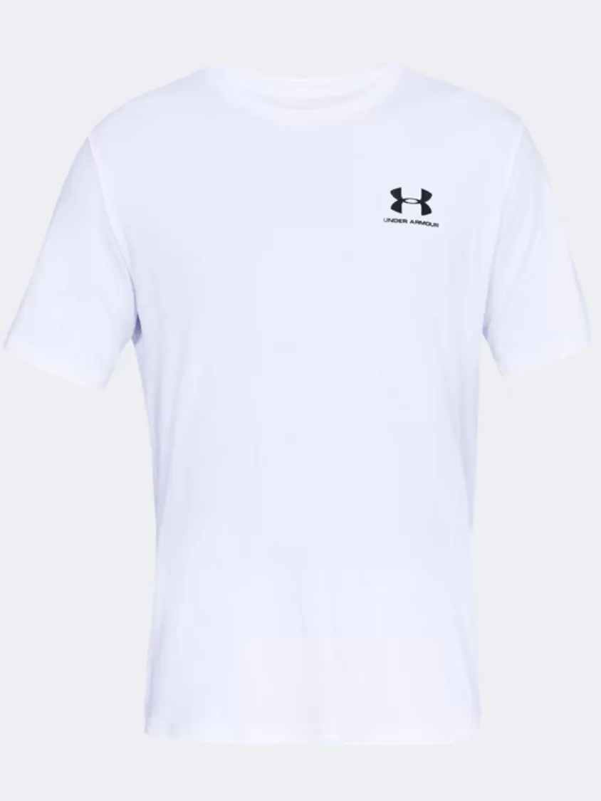 Under Armour Sportstyle Left Chest Logo Men Lifestyle T-Shirt White/Black
