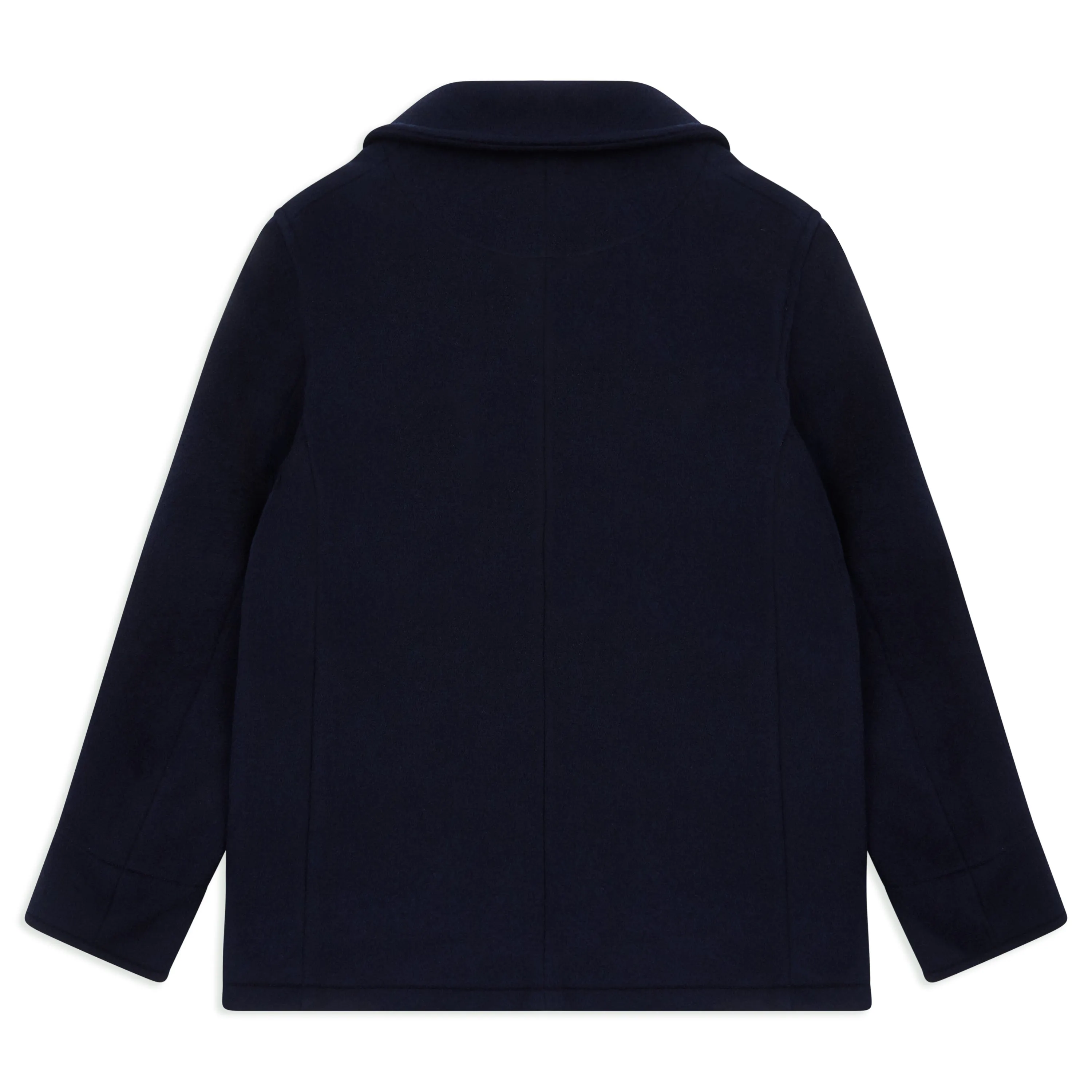 Unlined Shawl Collar Jacket - Navy