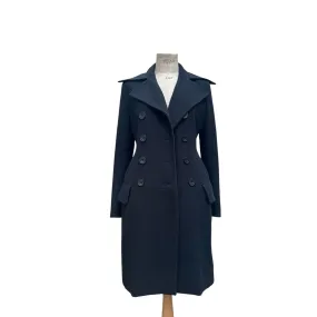 Vintage Navy Double Breasted Wool Coat