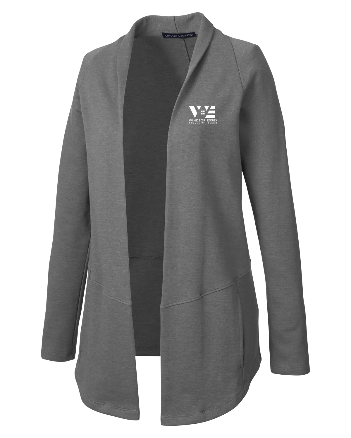 Windsor Essex Community Housing Ladies' Charleston Cardigan with Embroidered Logo