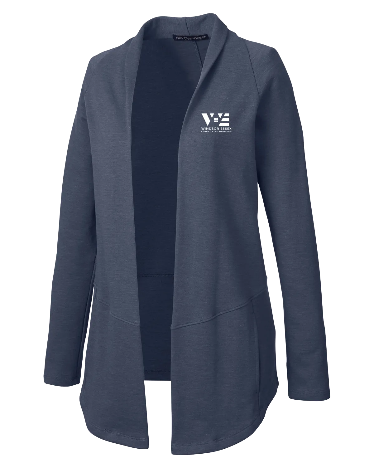 Windsor Essex Community Housing Ladies' Charleston Cardigan with Embroidered Logo