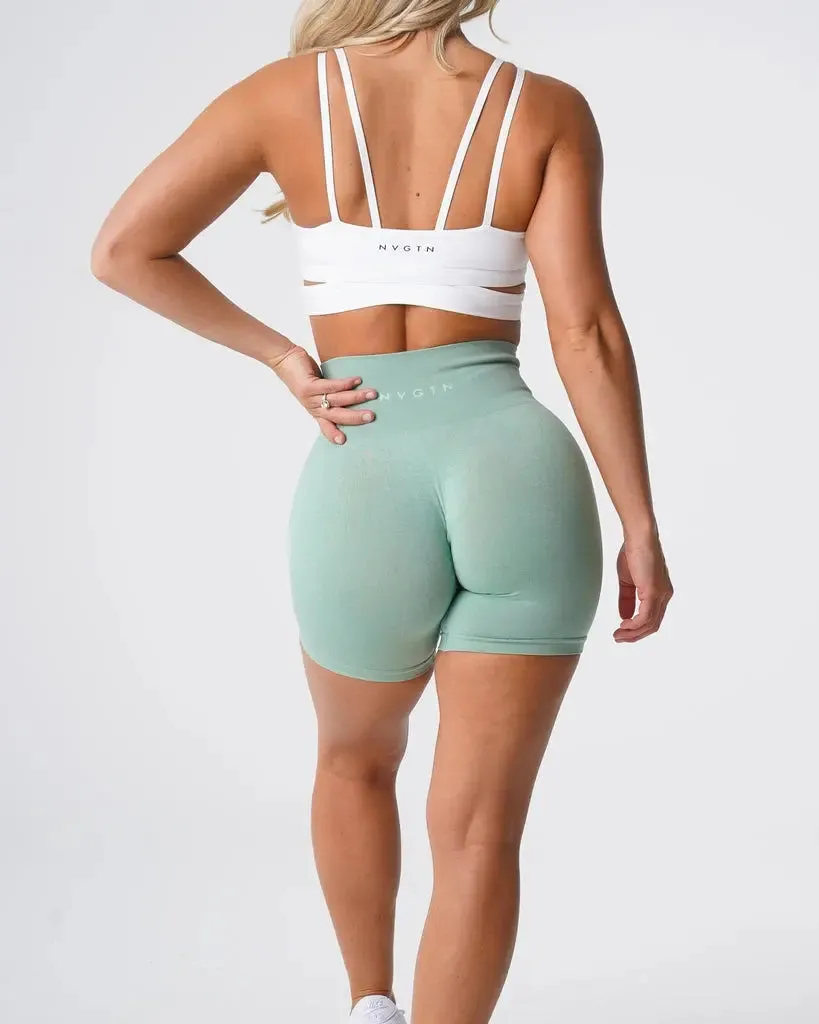 Woman Fitness Elastic Shorts