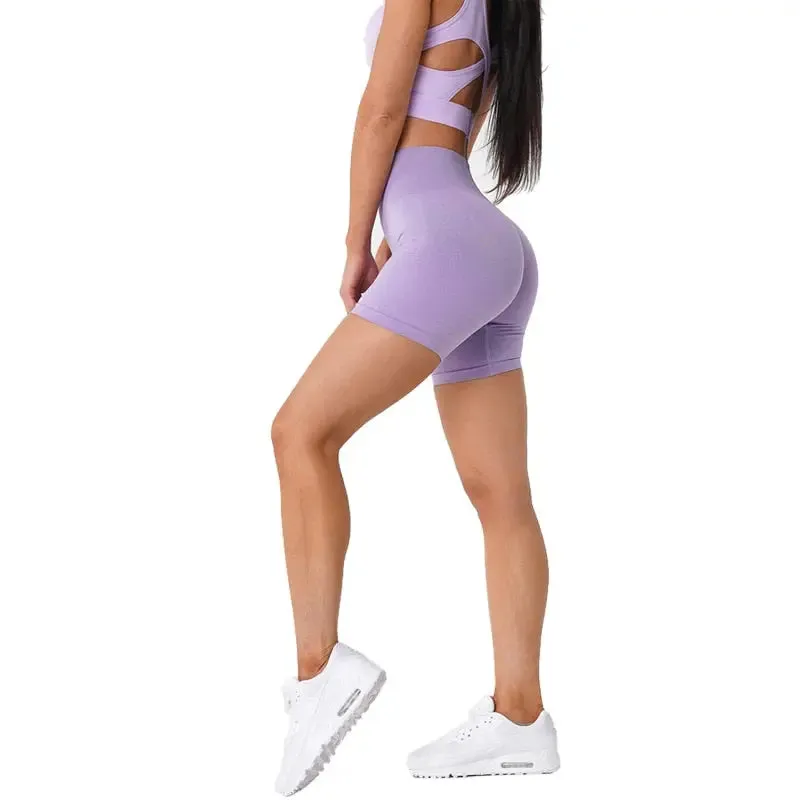 Woman Fitness Elastic Shorts