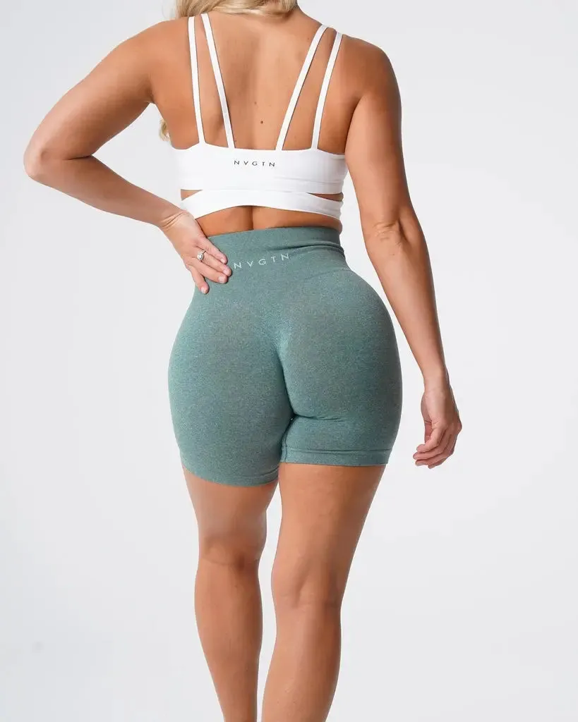 Woman Fitness Elastic Shorts