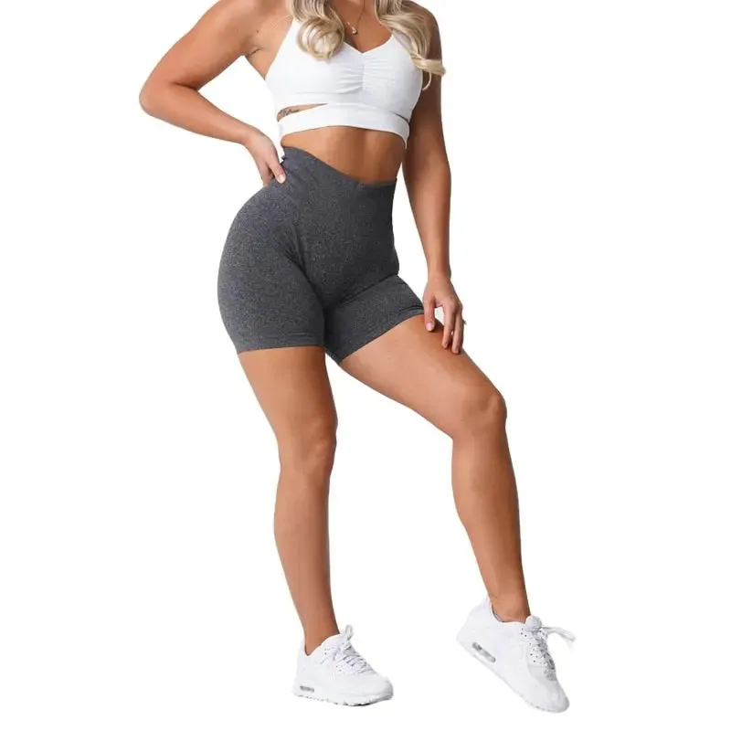 Woman Fitness Elastic Shorts