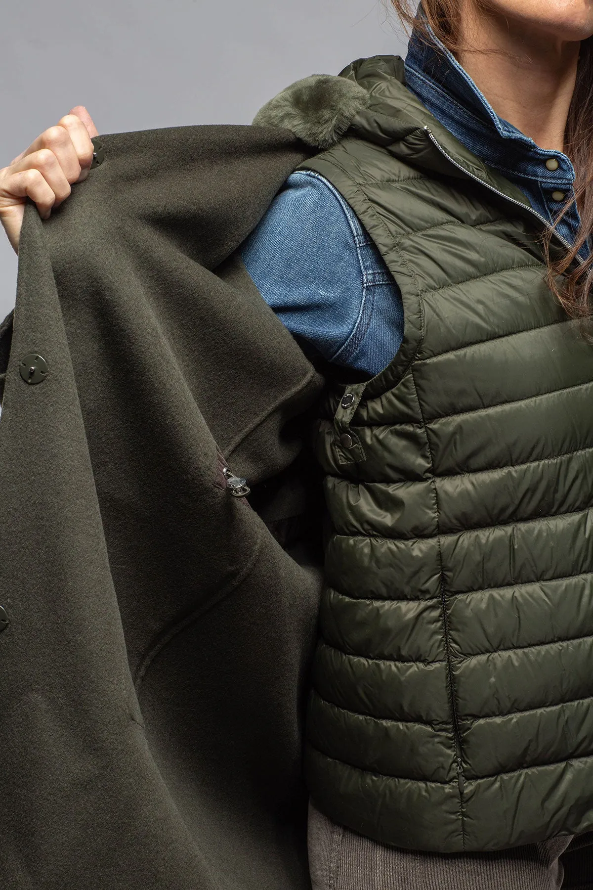 Wyona Wool Coat w/Down Vest