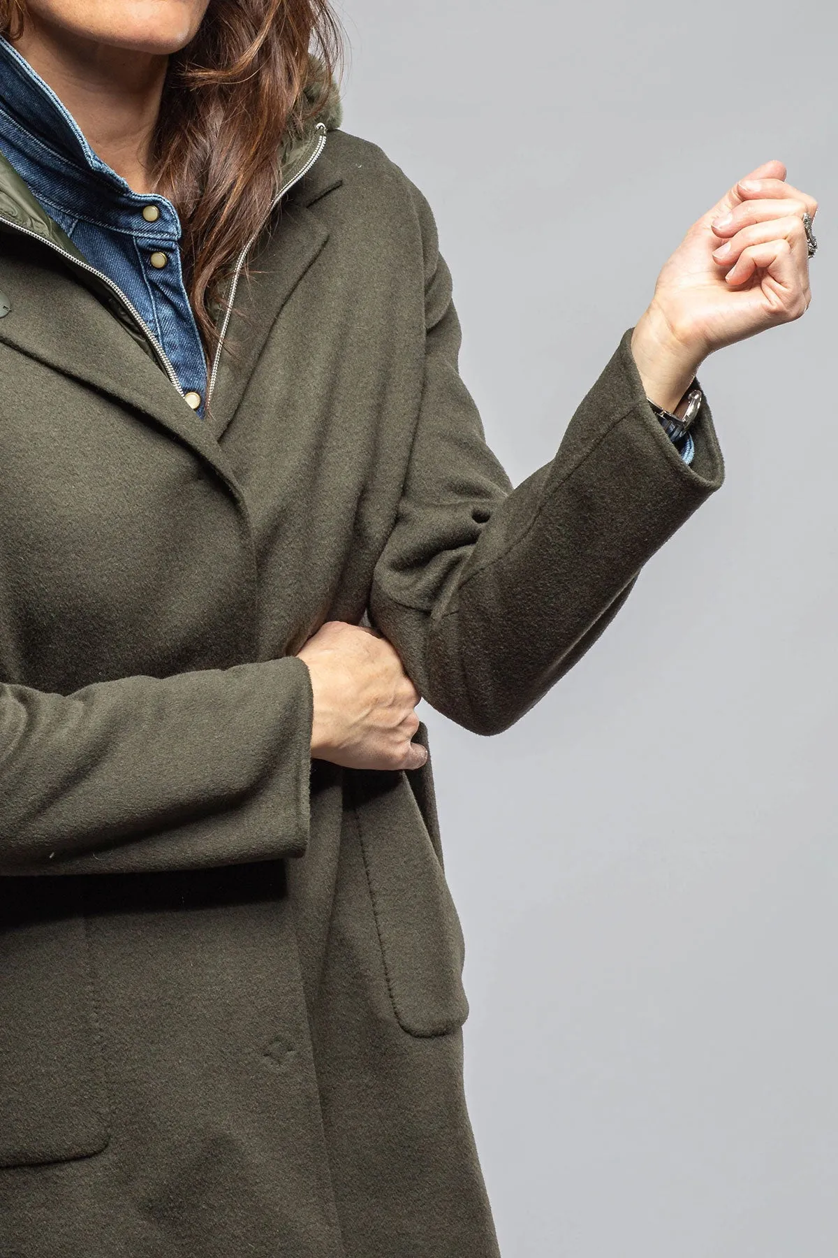 Wyona Wool Coat w/Down Vest